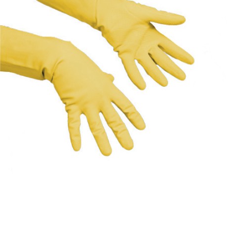Резиновые перчатки многоцелевые, XL, жёлтый