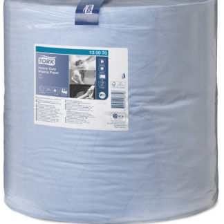 Tork протирочная бумага повышенной прочности в рулоне голубая (W1)