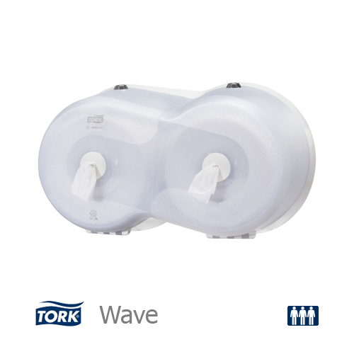Tork SmartOne® двойной диспенсер для т.бумаги в мини-рулонах (T9)
