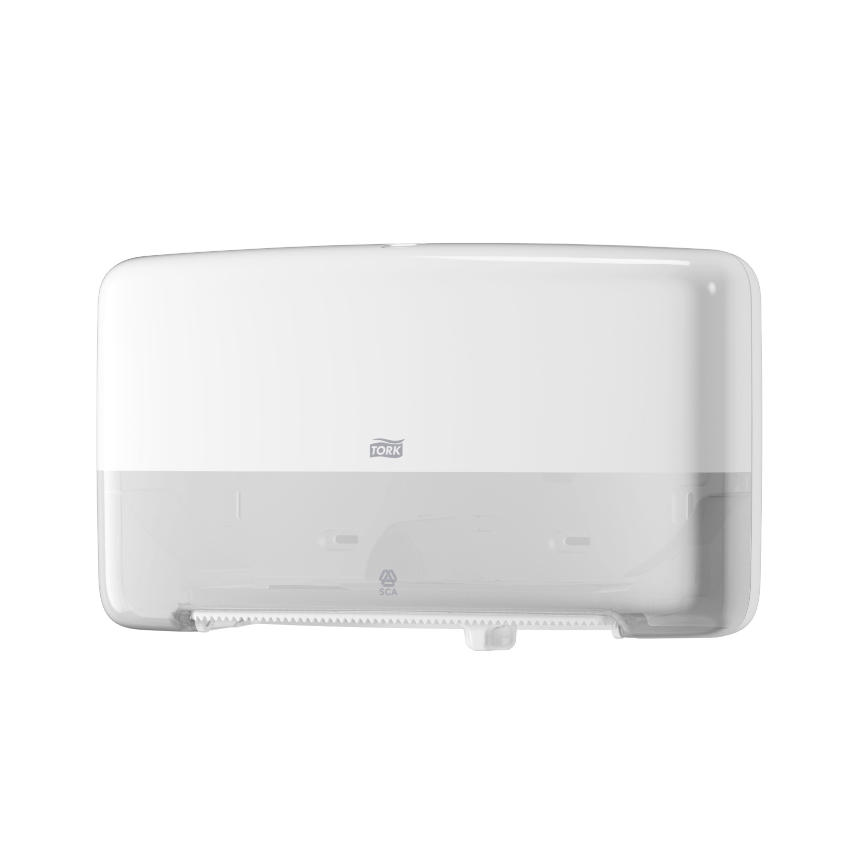Tork двойной диспенсер для туалетной бумаги в мини-рулонах белый (T2)