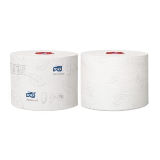 Tork туалетная бумага Mid-size в миди рулонах, Advanced (T6)