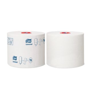 Tork туалетная бумага Mid-size в миди рулонах, Universal (T6)